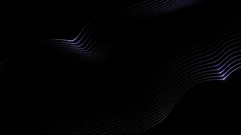 4k Video. Neon particles background. 3d Render. Abstract art animation Stock Footage 256972701