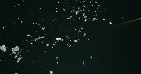 4k video ov pollution in river Stock Footage 167853565