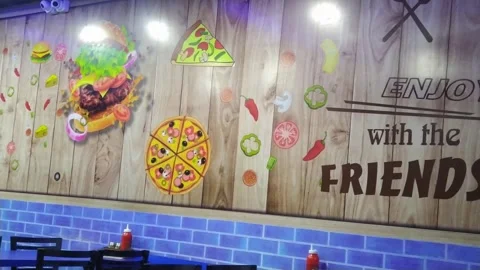 4K Video of Pizza Restaurant. Stock Footage 246805565