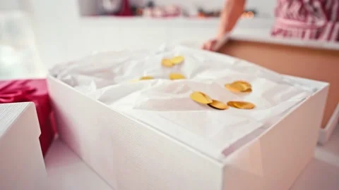 4k video portrait of two cute little children eating Christmas sweets. Craft Video stock 166887120