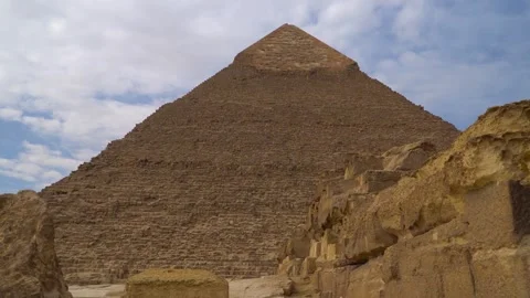4K Video Pyramid of Khafre Second-Largest Ancient Egyptian Pyramid Stock-Footage 330424947