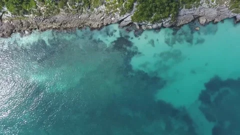 4K video recording a beautiful beach Stock Footage 276673883