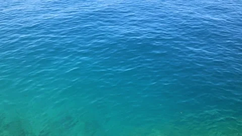 4k video sea surface. Close to the water slow motion Stock Footage 246924240
