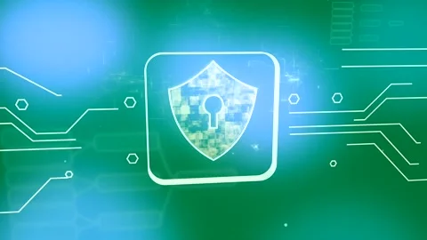 4k video of security system light background. Stock Footage 155720331