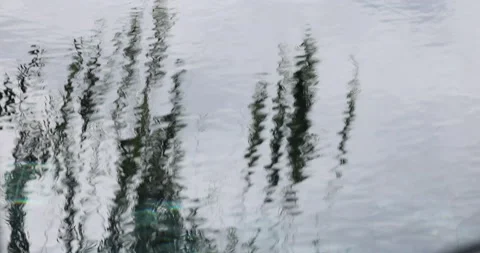4K Video slow motion water surface movement . Abstract Background for relax t Stock Footage 212044273