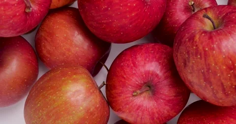 4K video, slowly moving the camera closer to the apple. Stock Footage 246466465