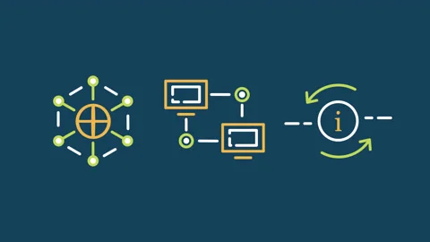 4k video of technological icon set on blue. 库存影片 169436947