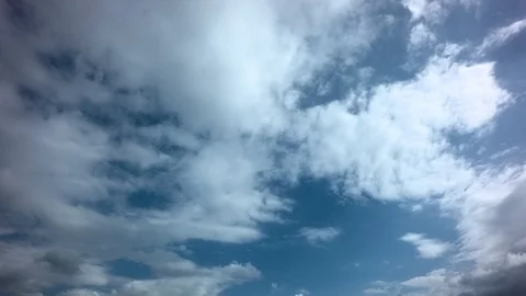 4K video time lapse motion footage of dark Dramatic sky with stormy clouds Stock Footage 91681073
