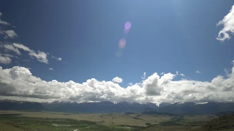 4k video Time lapse very beautiful nature of mountain , Moving cloud Stock Footage 121496807