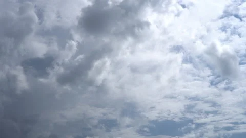 4K video Time lapse white cloud moving in blue sky background movie clip. Stock Footage 159472641