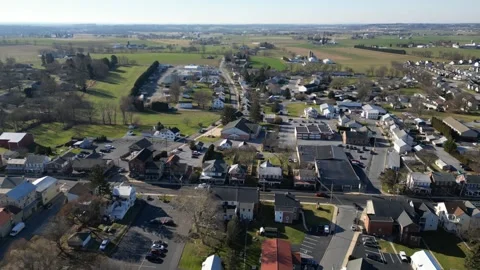 4k Video of a town Stock Footage 259330979