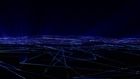 4k video. Triangles texture. Geometric shapes. Low poly triangles Stock Footage 119346855