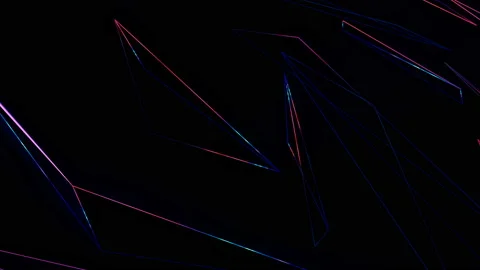 4k video. Triangles texture. Geometric shapes. Low poly triangles. Stock Footage 119346905