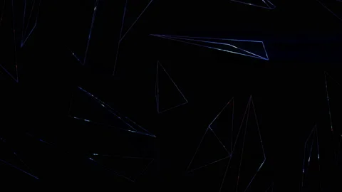 4k video. Triangles texture. Geometric shapes. Video stock 119347192