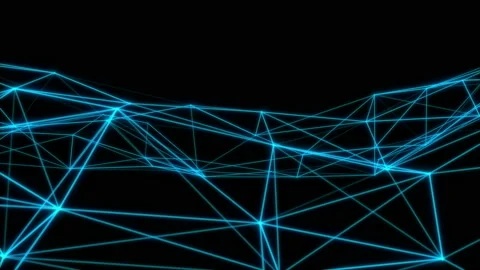 4k video. Triangles texture. Geometric shapes. Low poly triangles. Stock Footage 124294105