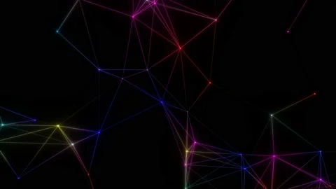 4k video. Triangles texture. Geometric shapes. Low poly triangles. Stock Footage 124294597