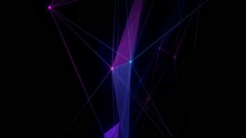 4k video. Triangles texture. Geometric shapes. Low poly triangles. Stock Footage 124296015