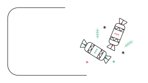 4k video of two cartoon sweets on white background. Stockbeeldmateriaal 200864244