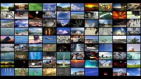 4K Video Wall background 1 Stock Footage 81085939