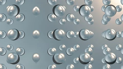 4k video of water bubbles collection isolated on transparent background. Stock Footage 142933040