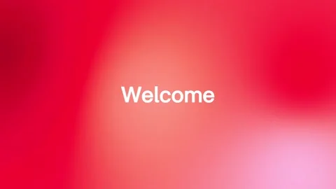 4k video welcome text with abstract gradient red background 動画素材 221175462
