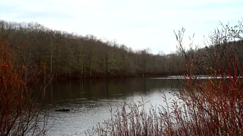 4K View of Hidden Lake Stock Footage 167674356