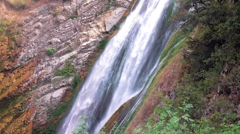 4K view of the mountain river Stock Footage 67416366