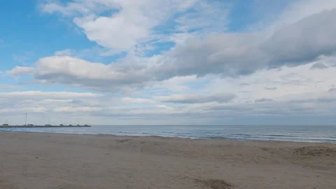 4k view of Senigallia beach Stock Footage 302092398