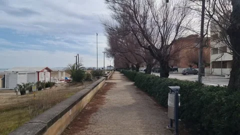 4k view of Senigallia seafront Stock Footage 297406555