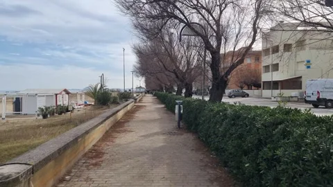 4k view of Senigallia seafront Stock Footage 297406566