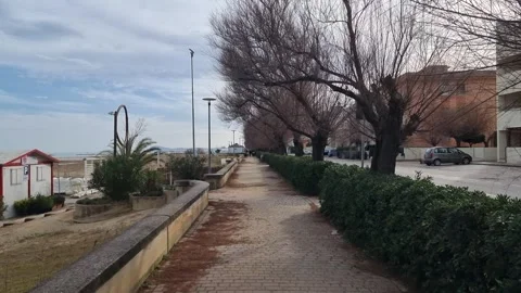 4k view of Senigallia seafront Stock Footage 297406575