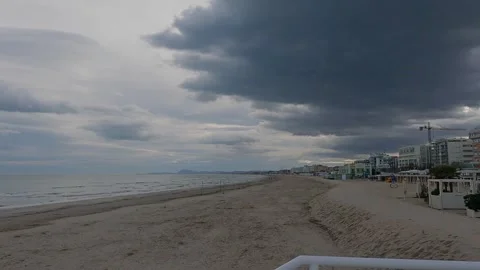 4k view of Senigallia seafront Stock Footage 302032758