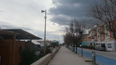 4k view of Senigallia seafront Stock Footage 302115535