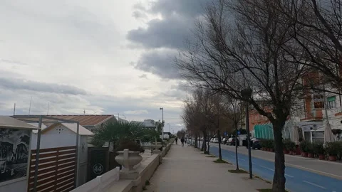 4k view of Senigallia seafront Stock Footage 302115671