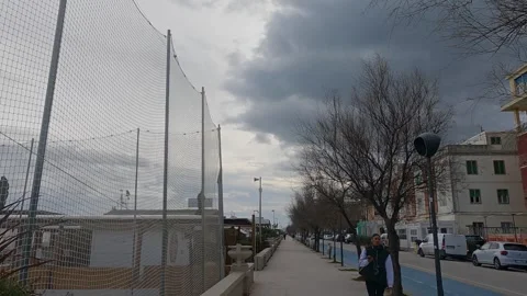 4k view of Senigallia seafront Stock Footage 302115785