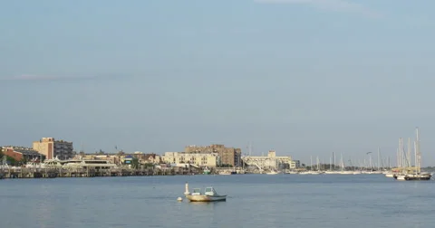 4k, View on Sheepshead Bay area, Brooklyn, NY Stockbeeldmateriaal 52700314