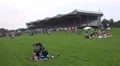 4k Visitors have a picnic at the horse racing area 4k or 4k+ Resolution
