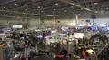 4k Visitors at motorshow automobile fair indoor overview 4k or 4k+ Resolution