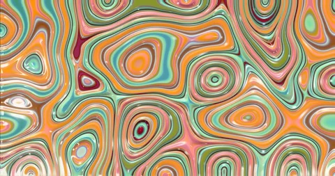 4K Vivid Warm Abstract Background Animation Vidéo 122306712