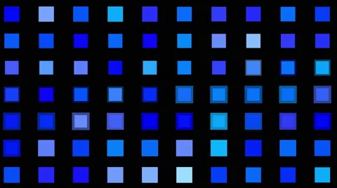 4k vj square neon light array matrix background&amp;cube big data database backdrop 動画素材 45924772