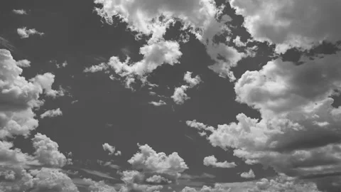 4K voluminous summer clouds 3  Stock Footage 132013563