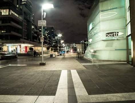 4K, walking around Docklands Stock Footage 39075254