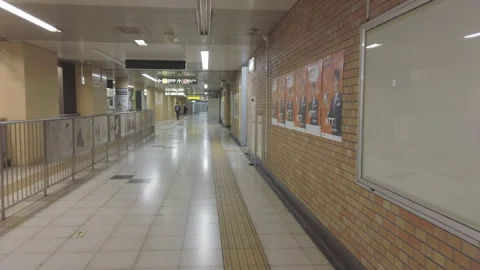 4K Walking at subway . Stock Footage 239964597