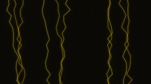 4K Warm Gold Lightning Plasma Motion Video Background Loop Stock Footage 340274155