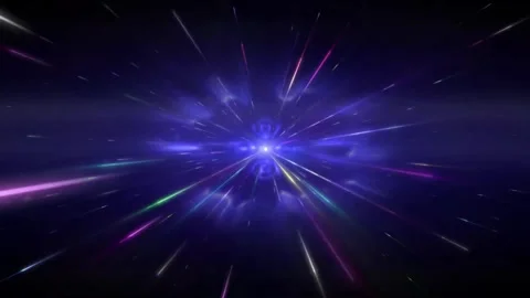 4k Warp Speed Bending Space Motion Background Stock Footage 328544552