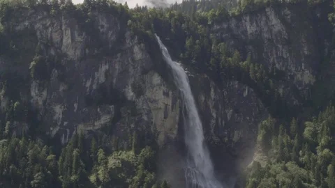 4k Wasserfall Meiringen Stock Footage 78800635