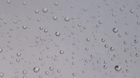 4k Water Drops Timelapse on Window Stock Footage 63372899