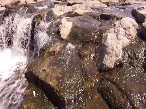 4K Water &amp; Rock Video stock 79897138