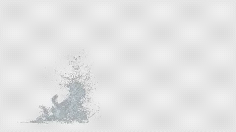 4K Water Splash Video stock 202342122