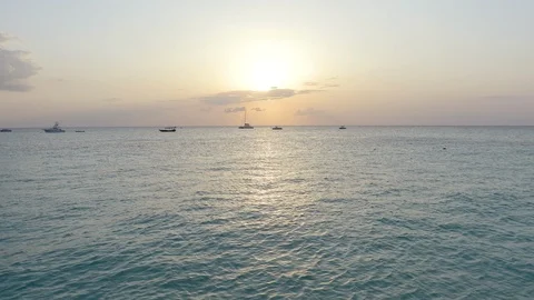 4K Water sun set Stock Footage 116168264